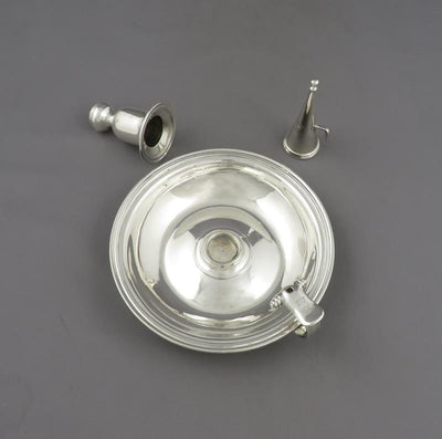 William IV Sterling Silver Chamberstick - JH Tee Antiques