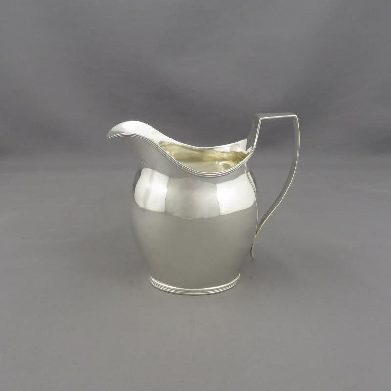 George III Bateman Silver Tea Set - JH Tee Antiques