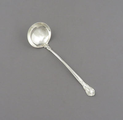 Birks Chantilly Pattern Silver Sauce Ladle - JH Tee Antiques