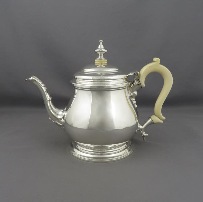 Mappin & Webb George V Silver Tea Service - JH Tee Antiques