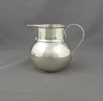 English Sterling Silver Milk Jug - JH Tee Antiques
