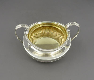 Philip Rundell Silver Cream and Sugar - JH Tee Antiques