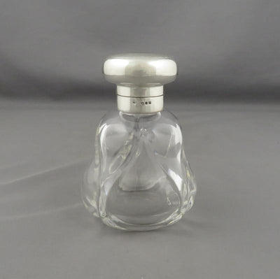 English Sterling Silver Perfume Bottle - JH Tee Antiques