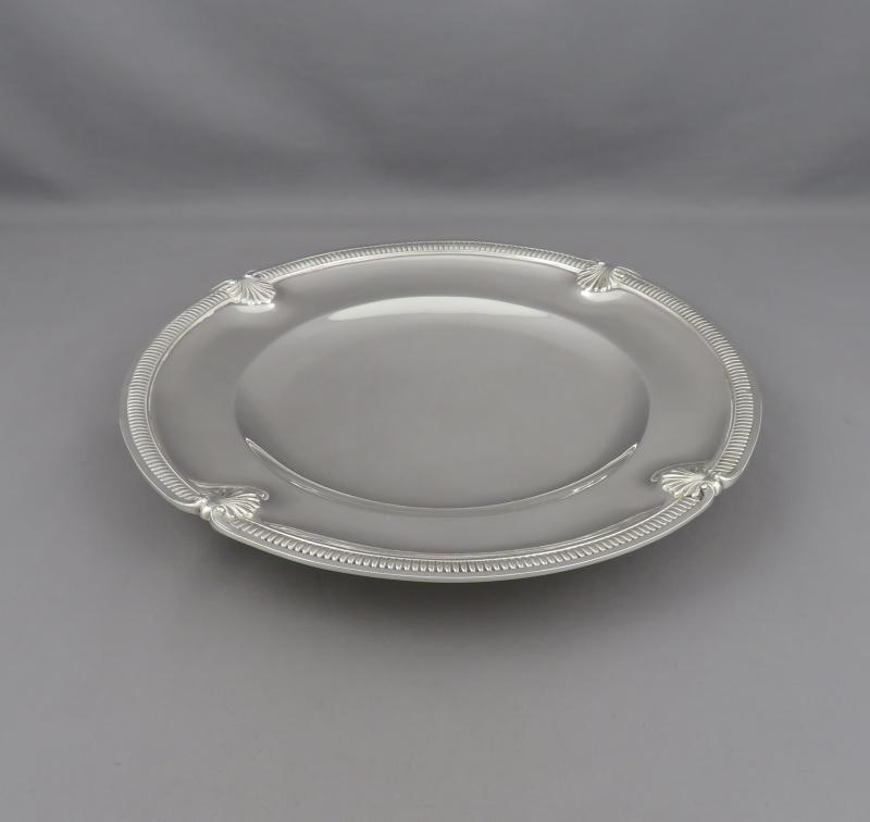 Tetard Silver Cake Plate - JH Tee Antiques