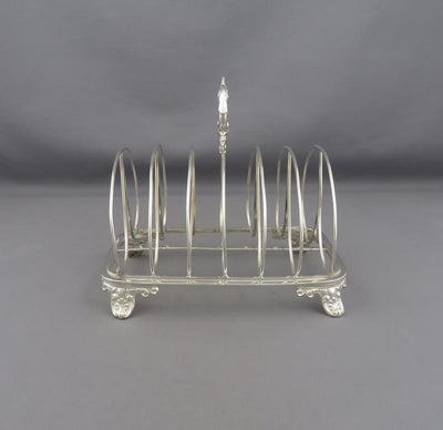 Victorian Silver Toast Rack - JH Tee Antiques