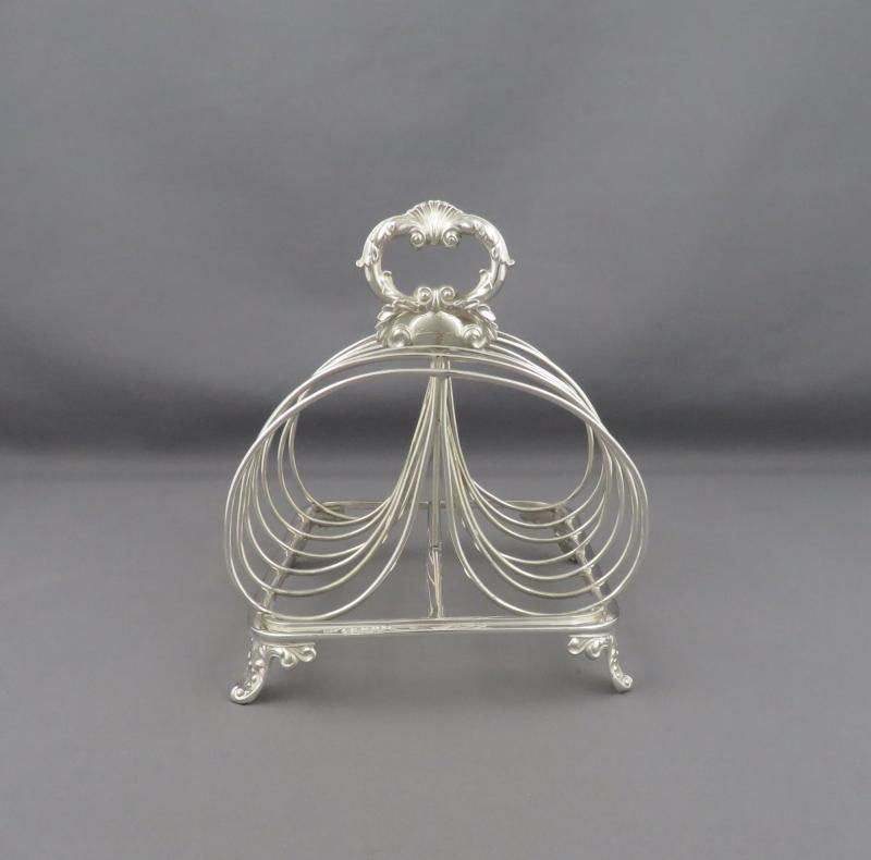 Victorian Silver Toast Rack - JH Tee Antiques