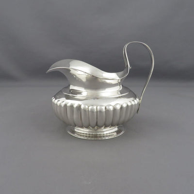 Antique Dutch Sterling Silver Cream Jug - JH Tee Antiques