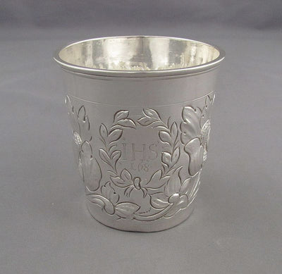 17th Century Danish Silver Beaker - JH Tee Antiques