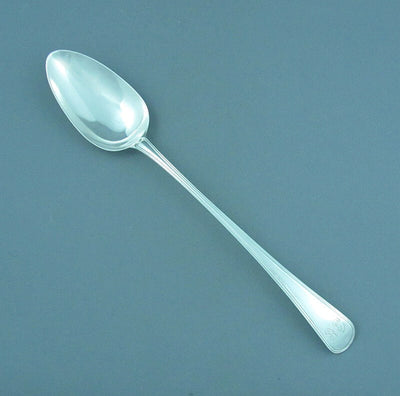 Georgian Silver Stuffing Spoon - JH Tee Antiques