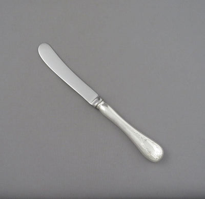 Birks Brentwood Sterling Silver Butter Spreader - JH Tee Antiques