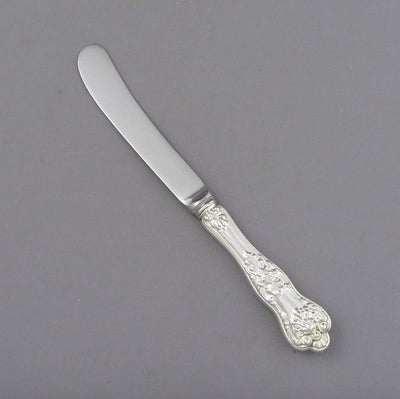 Birks Queens Sterling Silver Butter Spreader - JH Tee Antiques