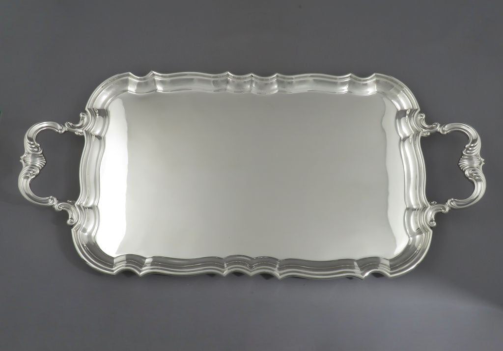 Birks Sterling Silver Cocktail Tray | JH Tee Antiques