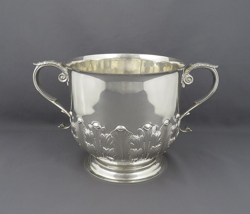 George IV English Sterling Silver Cup & Cover - JH Tee Antiques