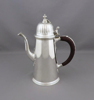 Garrard Sterling Silver Hot Chocolate Set - JH Tee Antiques