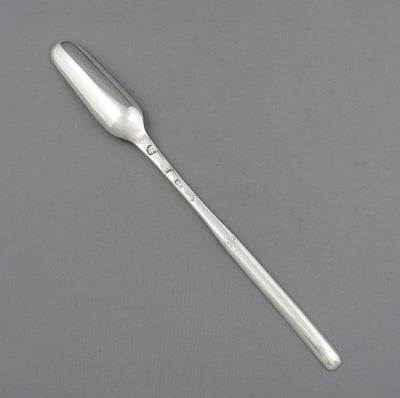 George I Silver Marrow Scoop - JH Tee Antiques