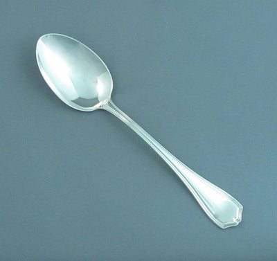 Birks Georgian Plain Pattern Silver Tablespoon - JH Tee Antiques