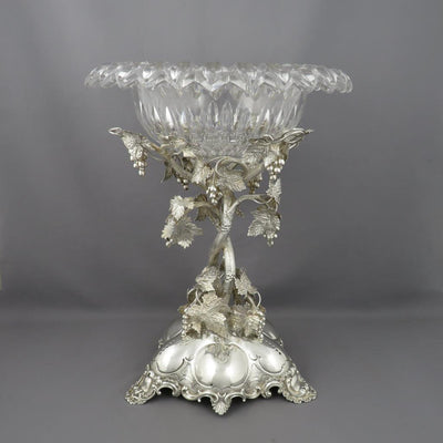 Victorian Sterling Silver Dessert Stand - JH Tee Antiques
