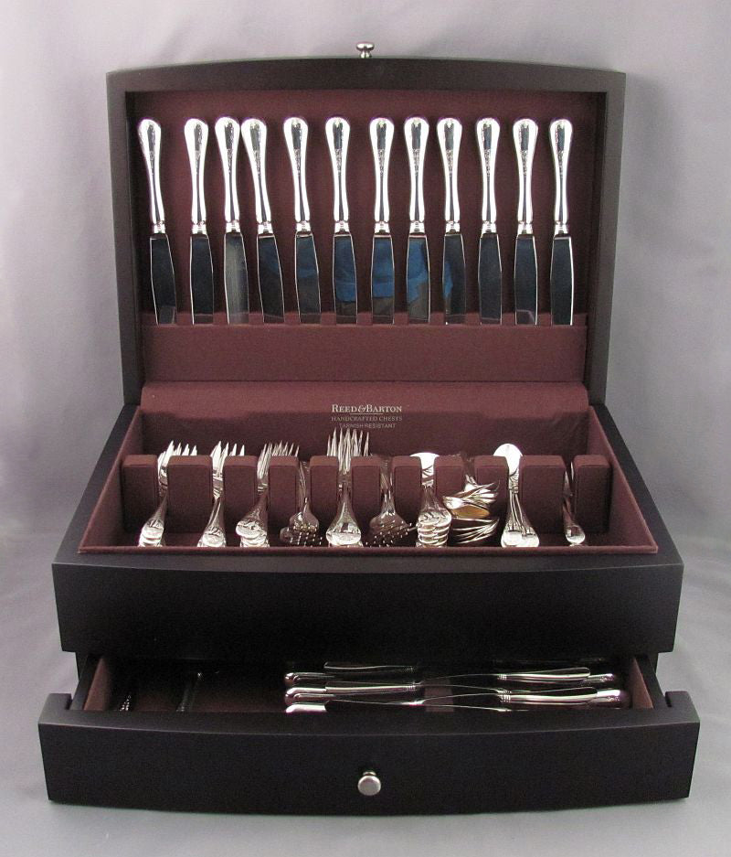 Birks Sterling Flatware Set for Twelve - JH Tee Antiques