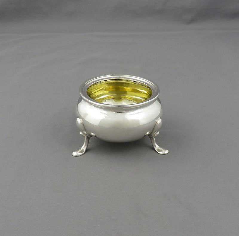 18th Centry Danish Silver Salts - JH Tee Antiques