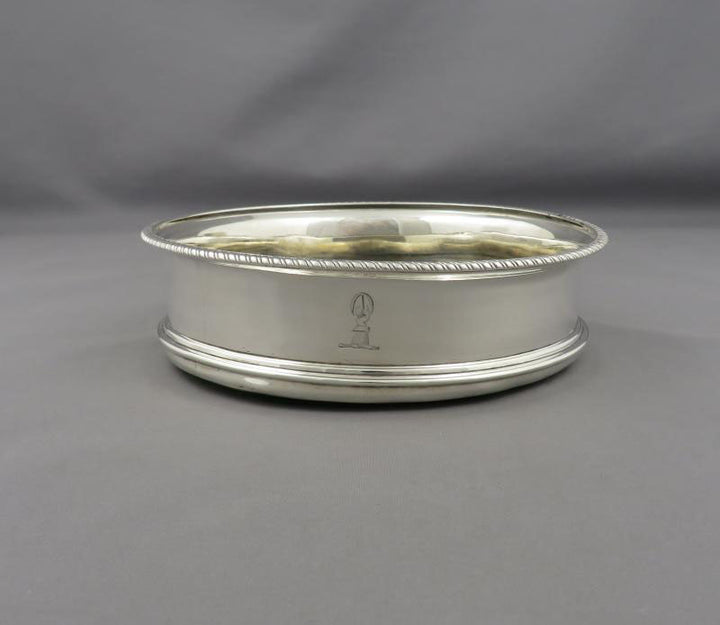 Four George III Silver Wine Coasters - JH Tee Antiques