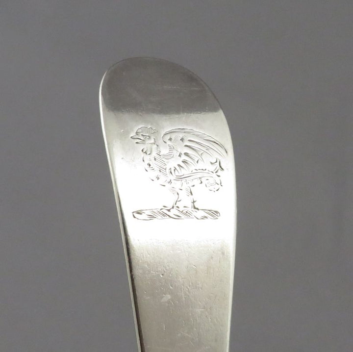 Six Hester Bateman Silver Tablespoons - JH Tee Antiques