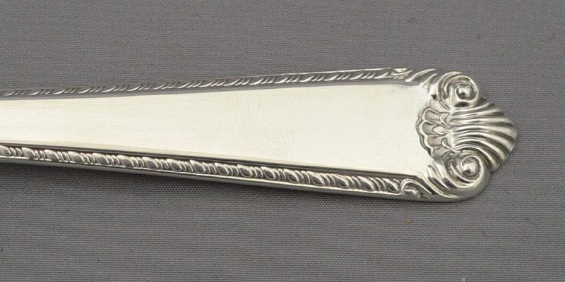 Birks George II pattern sterling silver flatware identification