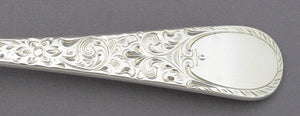 Birks London Engraved pattern sterling silver flatware identification