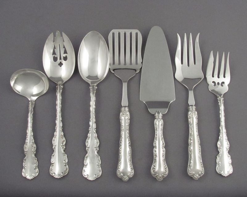 Birks sterling silver flatware identification serving pieces