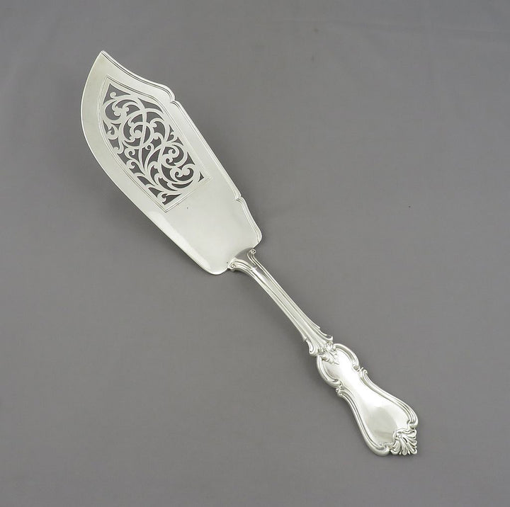Victorian Silver Albert Pattern Fish Slice - JH Tee Antiques