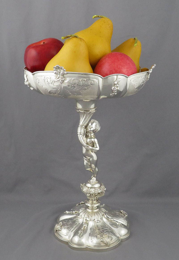 Italian Sterling Silver Dessert Stand