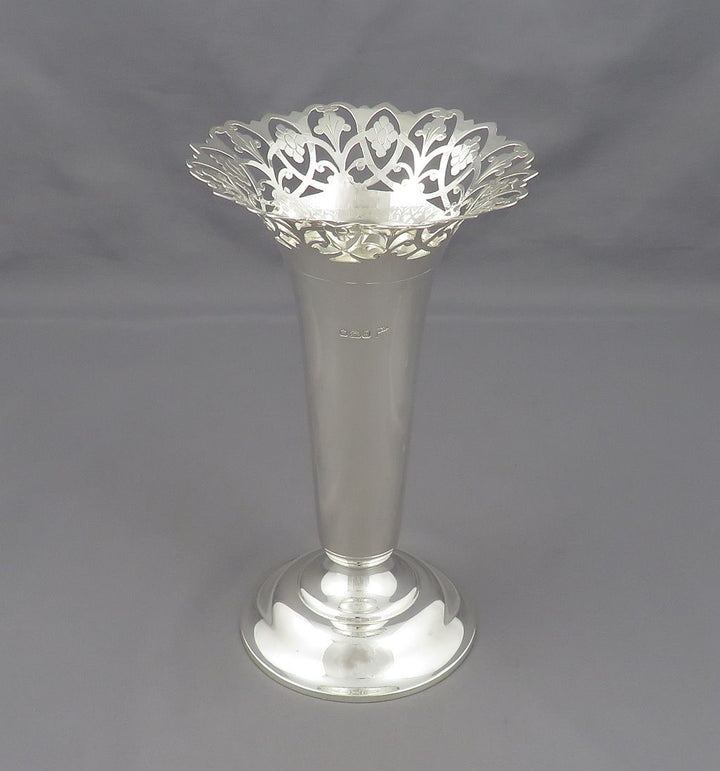 Edwardian Sterling Silver Vases
