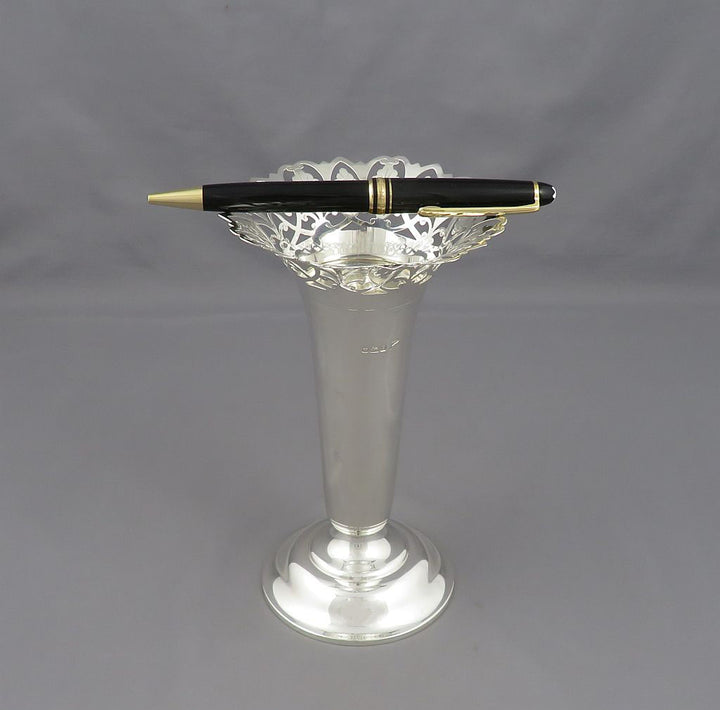 Edwardian Sterling Silver Vases