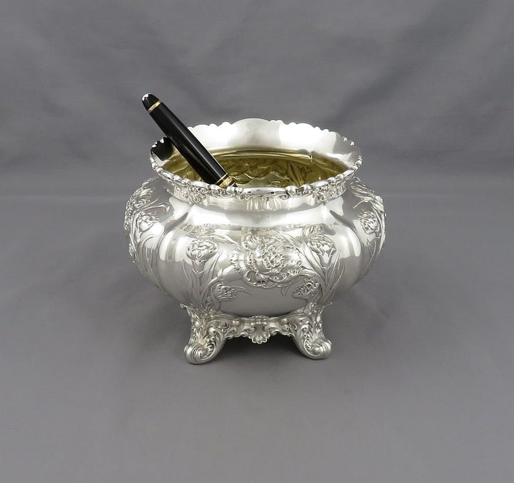 American Art Nouveau Silver Bowl