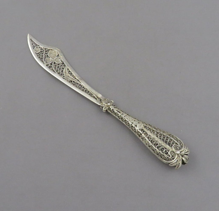 Filigree Silver Letter Opener