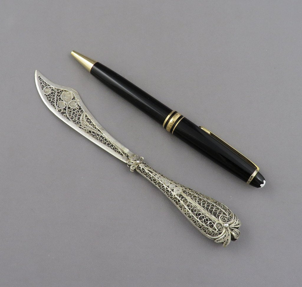 Filigree Silver Letter Opener