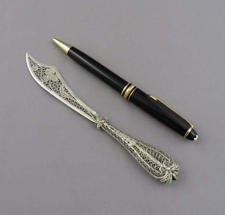 Filigree Silver Letter Opener
