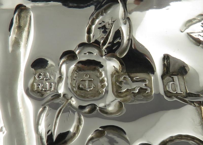 Edwardian Sterling Silver Tea Caddy - JH Tee Antiques