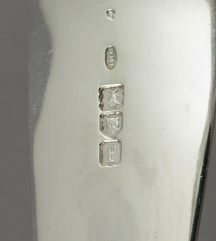 Edward VII Old English Sterling Soup Ladle - JH Tee Antiques