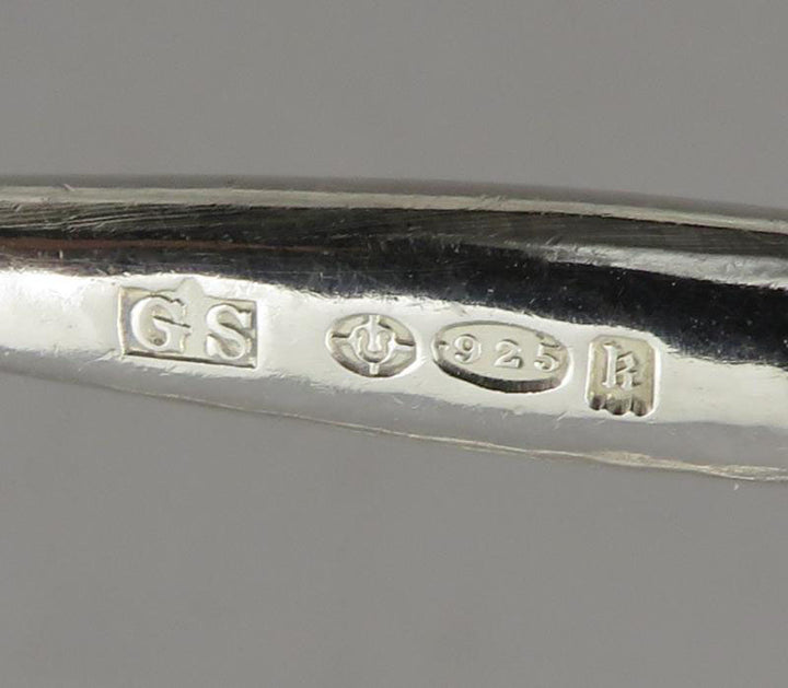 Georg Jensen Silver Ornamental Cream Ladle - JH Tee Antiques