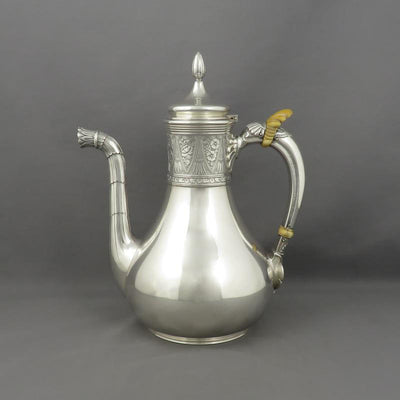 Gorham Sterling Silver Coffee Pot - JH Tee Antiques