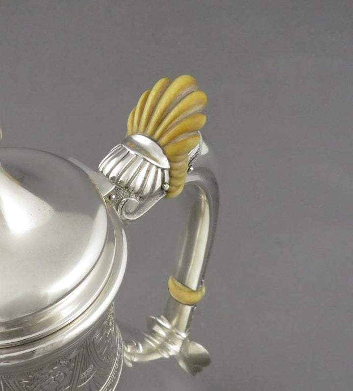 Gorham Sterling Silver Coffee Pot - JH Tee Antiques