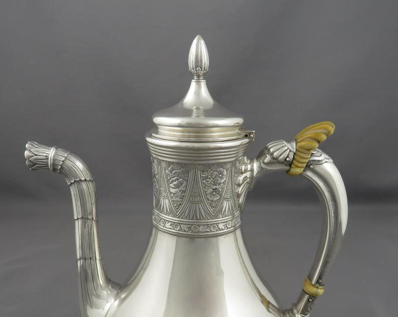 Gorham Sterling Silver Coffee Pot - JH Tee Antiques
