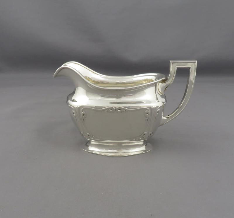 Art Nouveau Silver Tea Set - JH Tee Antiques