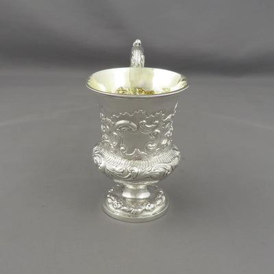 William IV Sterling Silver Christening Mug - JH Tee Antiques