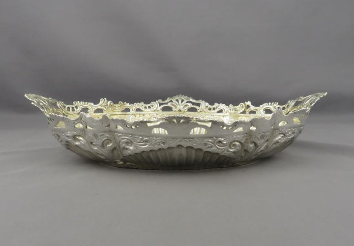 William IV Sterling Silver Basket - JH Tee Antiques