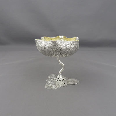 Pair of Indian Silver Bon Bon Dishes - JH Tee Antiques