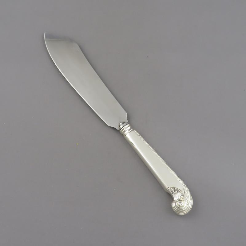 Birks George II Pattern Sterling Cake Knife - JH Tee Antiques