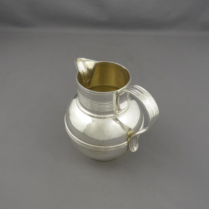 George III Silver Beer Jug - JH Tee Antiques