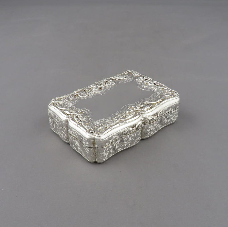 Nathaniel Mills Silver Table Snuff Box