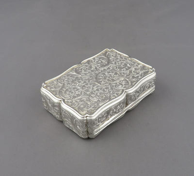 Nathaniel Mills Silver Table Snuff Box